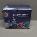 Snow Tubes 3ct, 36‘’ Snowman Snow Tube for Kids & Adults, Durable Cold-Resistant PVC Inflatable Snow Sled, Heavy-Duty Hard Bottom & Handles, Perfect for Family Boys Girls Sports Fun