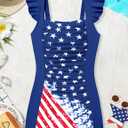 Girls Swimsuit Ruffle Solid One Piece Bathing Suits 7-18 Years | Teen Bathing Suits for Girls Ruched Sleeveless Girls' Swimwear