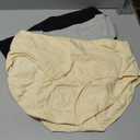 OLIKEME High Waisted Underwear for Women Tummy Control Full Coverage Cotton Ladies Panties Soft Stretch Briefs XXL