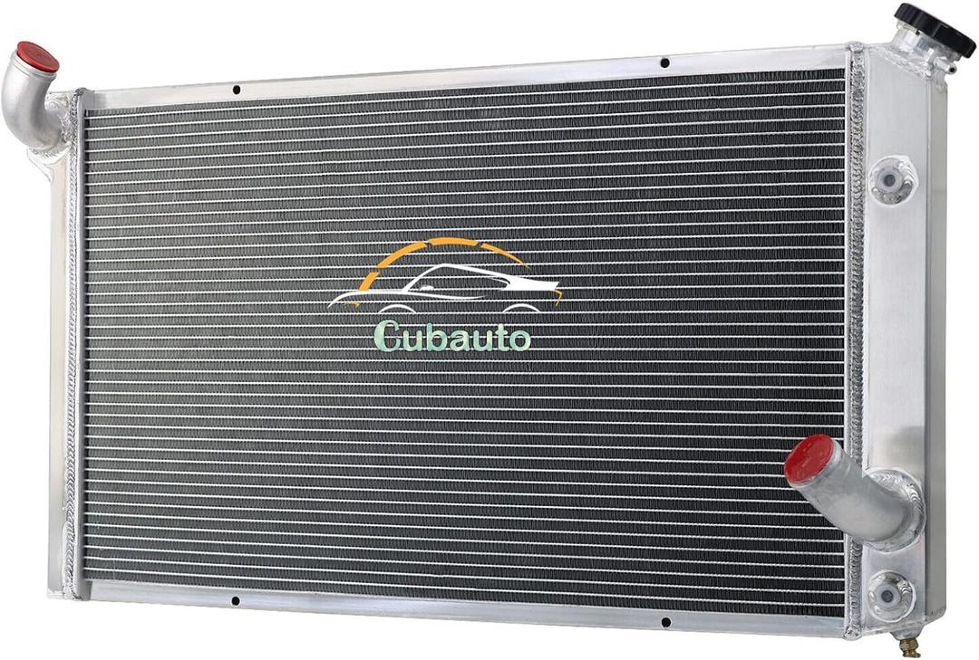 Aluminum 4 Rows Core Radiator For 1973-1976 74 75 Chevy Corvette C3 Base Stingray 5.7L 7.4L V8