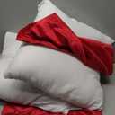 QUORGVES Red Velvet Pillow Covers 18x18 Inch Set of 2, Soft Solid Decorative Square Throw Pillow Covers, Decor Cushion Covers for Bed Sofa Couch Bedroom Living Room