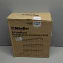 Mueller Airtight Storage Food Container Set with Lids – 12-Piece, Kitchen & Pantry Organization and Storage, Dishwasher, Freezer and Microwave Safe – 12 Labels, 4 Measuring Cups and Marker, White