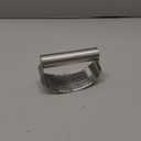 Garlic Press Rocker 304 Stainless Steel Garlic Mincer & Crusher with Silicone Peeler and Cleaning Brush, Ergonomic Dishwasher Safe Garlic Chopper Kitchen Gadget for Seniors & Home Cooks