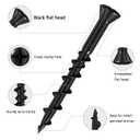 (75 pcs) Pan Head and Flat Head Drywall Anchors Kit with Anti Rust Coating, Bolt Anchor Set, Duty Hollow Wall Anchors