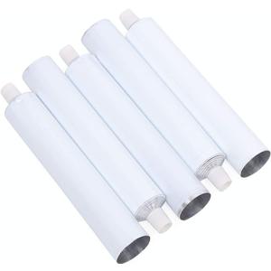 Empty Oil Paint Tubes with Needle Cap (60ml, 10 Pack), Unsealed Aluminum Tube for Storing Paints Acrylics, Gouaches, Watercolors, Oils and Other Kinds of Paints