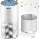 Afloia Humidifier and Air Purifier in One, Air Purifier and Humidifier Combo for Home, 22dB| 7 Colors Light Air Purifiers 2 in 1, Quiet Air Cleaner Removing 99.99% Smokers Odor and Pollen for Bedroom