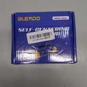 BLEKOO Self Centering Doweling Jig Kit, Drill Jig For Straight Holes Biscuit Joiner Set With 6 Drill Guide Bushings, Adjustable Width Drilling Guide Power Tool Accessory Jigs (Blue)