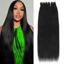 16A Raw Straight Bundles Human Hair 3 Bundles,20 20 20 Inch,Triple Lifespan,Burmese Virgin Remy Hair Extensions,No Tangle Shedding