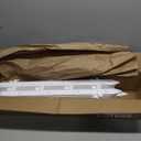 24" Extra Tall Fence for Christmas Tree,12PCS White Picket Fence Gate Barrier with Snowflakes&Tree Patterns Christmas Tree Gate for Pets(24" H x 5" W Each)