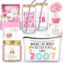 18th Birthday Gifts for Girls, Best Popular Unique Gifts for 18 Year Old Girls Born in 2007, In My 18th Bday Era Gift Set with 18 Fabulous Gift, Happy 18 Year Old Girl Birthday Present Ideas