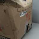 Bar Stools Set of 2, Swivel Counter Height Barstools with Back, Adjustable Modern Bar Chairs, Tall Armless PU Leather Kitchen Island Stool, Brown