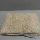 Yimobra Bathroom Rugs Mat, Extra Soft Comfortable Bath Rugs, Non-Slip, Water Absorbent and Thick Bathroom Floor Mats, Machine Washine, Shaggy Rugs for Shower Bathtubs, 24 x 17 Inch, Beige