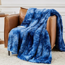 Homemate Heated Blanket Electric Throw  50"x60" Heating Blanket Throw 1/2/4/6/8 Hours AutoOff 10 Heat Levels OverHeat Protection Luxury Faux Fur Sherpa ETL Certification