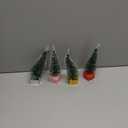 Mini Christmas Tree with Lights, 4 Pack Tabletop Christmas Tree with Lights for Christmas Decorations Indoor Xmas Holiday Party, Christmas Centerpieces for Tables New Year Decoration