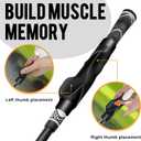 2 x Golf Grip Trainer - Correct Hand Position on Golf Club, Improve Swing Technique & Grip Strength, Lightweight Ergonomic Golf Training Aid for All Skill Levels