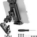 Tablet Mount for Truck, 360Rotation Adjustable iPad Holder for Car, Aluminum Tablet Mount Compatibility with All 4.7"-12.9" iPad Pro Samsung Galaxy Kindle Fire Tablets