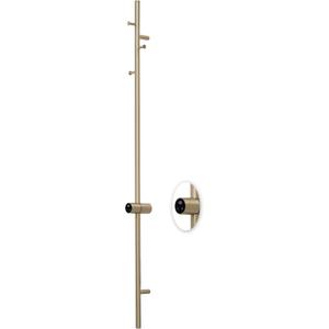 Electric Heater Towel Warmer Rack for Bathroom,Timer&Adjusted Temperature,Stainless Steel,Space Saving,Brushed Brass,59.06 * 3.74 * 4.53in,Wall Mounted-Hardwired Installation