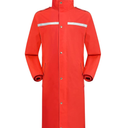 iCreek Raincoat Waterproof Long Rain Jacket Lightweight Rainwear Reflective with Packable Hood for Men Women Adults, M