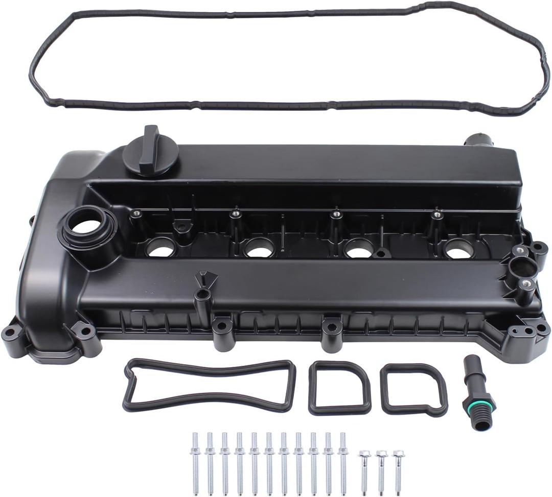 Aluminum Engine Valve Cover Kit for Ford Escape 2009-2012, Fusion 2010-2012, Mercury Mariner 2009-2011, Milan 2010-2011, Lincoln MKZ 2011-2012 2.5L