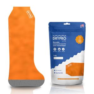 Quick Seal Water Resistant Leg Cast Cover - Sized for Both Kids and Adults - Ideal for Maintaining an Active Lifestyle - Small Half Leg  (HL-13-LTE)