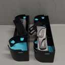 Car Headrest Backseat Cup Holder 3.7" with Organizer, High Capacity 4 in 1 Seat Back Organizer with Headrest Hooks, Multifunctional Storage for Car Travel Accessories Compatible with Most Vehicles (2 PACK, BLACK+MINT GREEN)