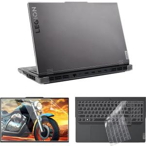 immoenuc 4-in-1 Laptop Case Set for 2024/2023 Legion Pro 5 16IRX9/16ARX8/16IRX8 16 inches Hard Shell Protective Cover Only Compatible with The Legion Pro 5 Series Keyboard Cover & Screen Film