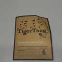 DOK TigerToes Premium Non-Slip Dog Socks for Hardwood Floors - Extra-Thick Grip That Works Even When Twisted - Prevents Licking, Slipping, and Great for Dog Paw Protection - Size Small (Classic Grey)