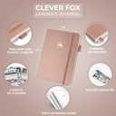 Clever Fox Leaders Journal  Professional Leadership Gift for Boss, Mentor & Manager  Business Leader Notebook for Men & Women (Rose Gold) (A5 (5.8'' x 8.3''))