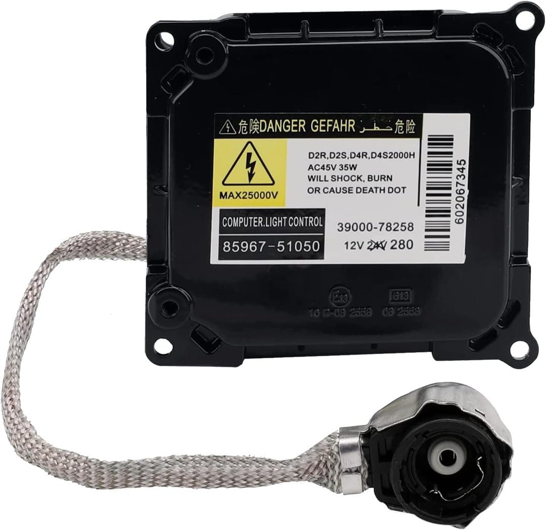 Xenon HID Headlight Ballast Control Unit Compatible with Lexus IS250 IS350 GS300 GS350 ES350 RX350 Toyota Prius Avalon - Replaces KDLT003, DDLT003, 85967-24010, 85967-52020