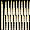 Retisee 50 Pack Flameless Taper Candles Bulk 10.8 Inch Ivory Spiral Battery Operated Flickering Warm 3D Wick Light LED Candlesticks for Halloween Christmas Wedding Home Window Decorations