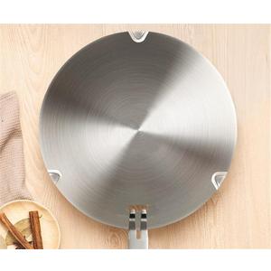 Heat Diffuser for Gas Stove Cooktop, Beswarmy Induction Adapter Plate, Stainless Steel Induction Converter Disk Simmer Plate with Detachable Handle 7.1inch