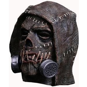 Arkham Scarecrow Latex Mask Knight Helmet Joker Headgear Halloween Party Performance Prop Costume