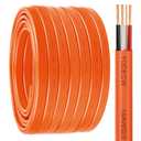 10/3 NM-B Wire with Ground - 100FT 10 Gauge Non-Metallic Sheathed Cable Pure Copper 10 AWG 3 Conductor Residential Indoor Wire for Outlets, Switches and Other Loads etc.