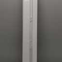 DEZ FURNISHINGS Cordless 2" Signature Faux Wood Blind, 37" W x 48" H, Embossed White