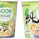 Nongshim Soon Cup Noodle Soup, Veggie, 2.6 Ounce (Pack of 6) (EXP 06/16/26)