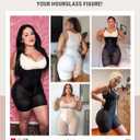 FeelinGirl Fajas Colombianas Moldeadoras Butt Lifting Shapewear Tummy Control Postpartum Faja Body Shaper with Zipper Crotch, Sienna (M)
