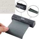 Natural Oil Blotting Paper Roll, Refillable Compact Dispenser No Shine Sheets, Absorb Excess Shine on Face or Scalp Instantly, Men and Women Facial Skin Care or Make Up Must Have (Bamboo Charcoal)