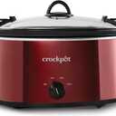 Crock-Pot 6-Quart Cook & Carry Oval Manual Portable Slow Cooker, Red - SCCPVL600-R, 5.68 Liters
