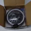 For 2024 Street Glide Headlight - Upgraded Z-Shaped Beam Pattern (Black-with Halo)