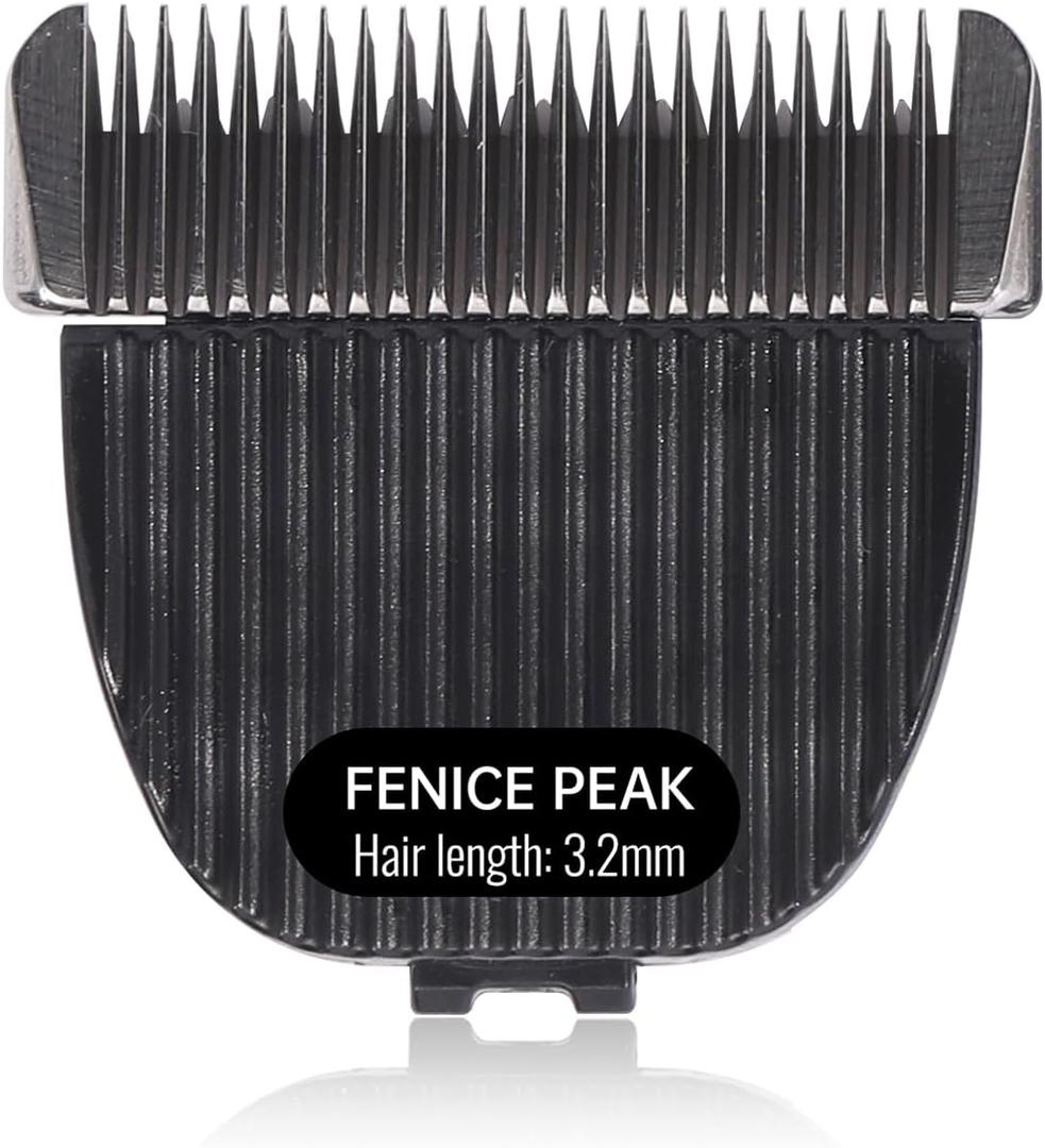 FENICE PEAK 7FC Low Noise Pet Dog Grooming Clippers Replacement Blade Ceramic Edge Detachable Steel Pet Clipper Blade with Cutting Length of 3.2mm 1/8'' (1 Count)