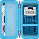 khanka Carrying Case for Texas Instruments TI-30Xa / TI BA II Plus/TI-30XIIS /TI-30XS MultiView/TI-36X Pro Engineering Scientific Calculator, Case Only (Blue)