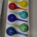 Plant Watering Globes Set of 6  Small Glass Self Watering Bulbs Up to 5 Days of Irrigation  for Indoor & Outdoor Plants  Multicolor, Automatic, Glass Watering Bulbs for Daily Use, Watering Devices