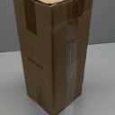 3 inch Inlet Exhaust Tip, 6" Outlet 15" Overall Length Stainless Steel Exhaust Tail Pipe, Bolt-On, Rolled Edge, Slant Sleek Angle Cut, Polished Tailpipe, Silvery