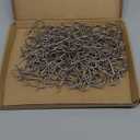 100PCS Christmas Light Hooks for Gutter Guards with Perforated or Mesh, Stainless Steel Hanger Clips for Hanging Outside Christmas Lights Strings, Outdoor Windproof Anti-Slip Metal Hooks (100)