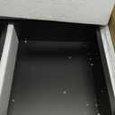 304 Stainless Steel Shower Niche Insert-24 x 12" No Tile Needed Bathroom Niche for Shower Wall-Double Shelves Built in Shower Shelf-Waterproof Recessed Cabinet for Bathroom Living Room Study Kitchen, Black