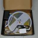 COB LED Strip Lights 100ft,3000K DC 24V Dimmable Warm White Flexible LED Rope Lights for Bedroom,with Remote and app Control LED Lights Strip for Living Room, Shelf, Cabinet