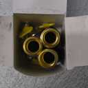 IMPRESA Silicone Hose Adapter - Green, 3/4-Inch, Pack of 3 - Water Hose to Sink Faucet Adapter - Universal Faucet Connector with Clamp - Slip-On Connector