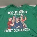 Women No Kings Fight Oligarchy Feminist Patriot 4th of July T-Shirt, Size XL