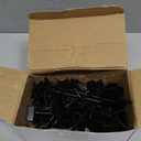 Sadnyy 48 Pcs Slatwall Hooks Accessories 4 Inch Metal Panel Square Tube Peg Heavy Duty Display Hooks for Hanging Scarf Hat Key Jewelry(Black)