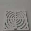 Oatey 42753 Full Top Grate, White